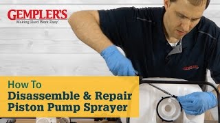 How to Disassemble Repair and Maintain a Solo Piston Pump Backpack Sprayer  Tips from Gemplers [upl. by Eeryn]