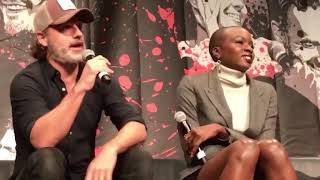 Andrew Lincoln and Danai Gurira [upl. by Inalaehak]