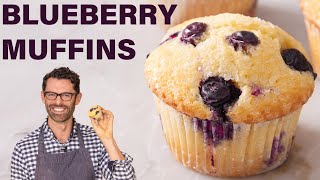 BEST Blueberry Muffins Recipe [upl. by Noiek]