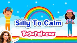 Silly to Calm Quick kids yoga movement break complete with dancing and breathing [upl. by Joline116]