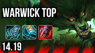 WARWICK vs SETT TOP  6 solo kills  EUW Master  1419 [upl. by Artina830]