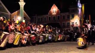 Emser Trommler 2015 Showact Marienplatz Frundsbergfest Mindelheim [upl. by Oetomit]