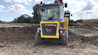 Galtec Civil Engineering’s Wacker Neuson DV100 Dual View Dumpers at work [upl. by Narhet]