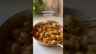 Do you love creamy and spicy mushrooms  recipemushroomscafechefyummy [upl. by Rihaz]