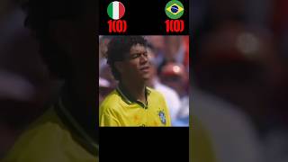 Italy VS Brazil1994 World Cup Finalmessi football ronaldo youtubeshorts worldcup neymar cr7 [upl. by Loma12]