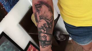 Confrontation  Tattoo time lapse [upl. by Goto831]