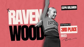 Ravenwood Comp Cheer Nationals Finals 2023  3rd Place NHSSC UCA [upl. by Ruthe]