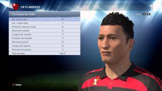 PES Face Edits  Everton Silva Flamengo  jubiladouff [upl. by Snook]