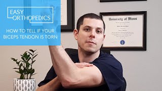 How to tell if your biceps tendon is torn [upl. by Atiuqes]