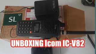 UNBOXING OF Icom ICV82 [upl. by Vergil]