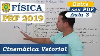 Revisão de Física para PRF  Aula 03 Cinemática Vetorial [upl. by Roderic]