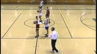 Team Ball handling drill with Bob Hurley [upl. by Lubbock]