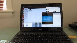 Acer C7 Chromebook running Ubuntu 1204 [upl. by Dickerson]