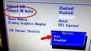 How to enable Front Panel Audio from BIOS ASRock N68CS UCC [upl. by Idnym266]