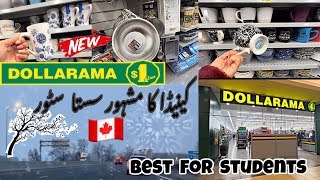 DOLLARAMA Full Tour Cheapest Store in Canada Whats New Inside  DUBAI TO CANADA SERIES🇨🇦 [upl. by Ducan688]