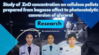 tudy of zinc oxide concentration on cellulose pellets prepared from bagasse [upl. by Charleton]