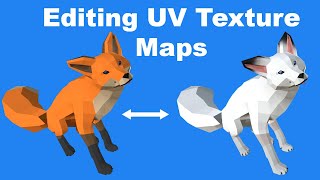 Editing UV Texture Maps on Polyperfect Animal Pack  Unity Tutorial [upl. by Ynnad]