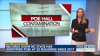 PCBs at NC State Dorms library classroom buildings test positive 22 buildings in total [upl. by Nanaj]