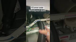 F2 error code Whirlpool Duet washing machine [upl. by Hairym]