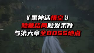 《黑神话悟空》隐藏结局条件与第六章boss位置 [upl. by Hilten]