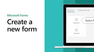 Create a form in Microsoft Forms [upl. by Ordnajela]