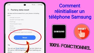Comment réinitialiser un téléphone Samsung aux paramètres dusine 2024  du téléphone Samsung [upl. by Efthim]