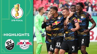 Strong Leipzig at Marsch Debut  SV Sandhausen vs RB Leipzig 04  Highlights  DFBPokal 1 Round [upl. by Eiznekcm]