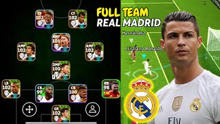 XÂY DỰNG TEAM REAL MADRID VÀ HỒI SINH RONALDO TRONG MÀU ÁO HOÀNG GIA  eFootball 2024 [upl. by Hallett]