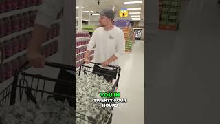 🤯💲10000 For Survive in a Grocery Store  mrbeast subscribe [upl. by Adnilg]