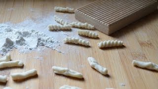 Homemade Cavatelli Pasta Dough Recipe [upl. by Rollo]