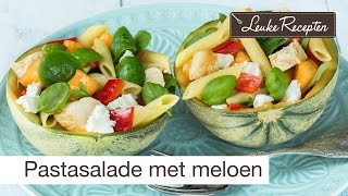 Pastasalade met meloen [upl. by Hally]