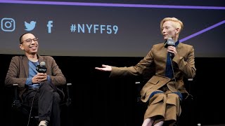 Apichatpong Weerasethakul and Tilda Swinton on Memoria  NYFF59 [upl. by Mmada]