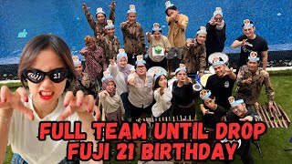 FULL TEAM KASIH KEJUTAN BUAT FUJI SAMPE NANGIS HARU  VLOG 21 BIRTHDAY FUJI [upl. by Brick]