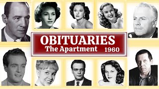 Celebrities Obituary of the Star Cast of Movie The Apartment Ep 02 OBITUARIES TV [upl. by Yesteb]