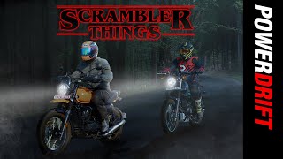 Yezdi Scrambler vs Royal Enfield Scram 411  Which Is The Better Scrambler  PowerDrift [upl. by Eiramanad]