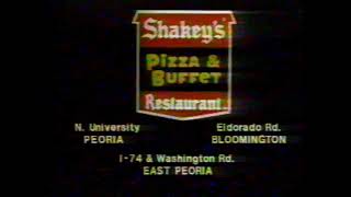 1990 Shakeys Pizza Royce Elliott Peoria IL [upl. by Halian]