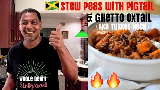 How To Make Stew Peas With Pigtail and Ghetto Oxtail AKA Turkey Neck [upl. by Alekram]