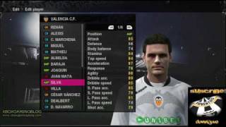 PES 2010 Faces  Valencia CF HD [upl. by Celestina24]