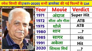 Director Ramesh Sippy ki all movies list  Director ramesh sippy hit and flop movies list [upl. by Laurice]