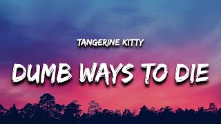 Dumb Ways to Die Lyrics  Tangerine Kitty TikTok Song [upl. by Perceval931]