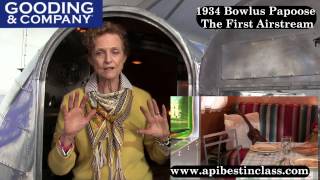 Gooding 1934 Bowlus First Airstream Auctioned Scottsdale 2014 [upl. by Airuam738]