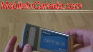 The Dlink Air Card Plus PCMCIA  wwwmobileincanadacom [upl. by Tenrag]