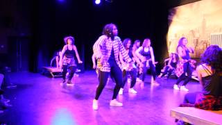 Spectacle de danse CDLF Mai 2015 Théâtre Pajol  Cours de Ragga [upl. by Reeba]