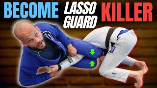 3 Essential ATTACKS From LASSO GUARD  Techniques for EVERYONE [upl. by Solracsiul]