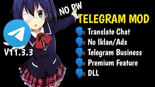 Telegram Mod Premium Apk Terbaru 2024 V1133 Dan Bermain Mobile Legends [upl. by Service]