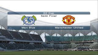 Manchester City X Manchester United  D2 Cup Semifinal PES 6 Super Master League PS2 16 [upl. by Roseann535]