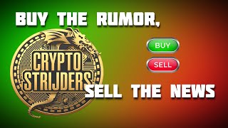 Buy the rumor sell the news [upl. by Hadihahs]