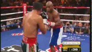 Floyd quotMoneyquot Mayweather Jr vs Juan Manuel Marquez 3 of 5 [upl. by Trela774]