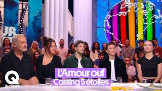 Gilles Lellouche Adèle Exarchopoulos François Civil  casting ouf pour quotLAmour oufquot [upl. by Jarlathus]