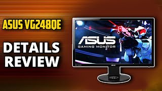 ✅ ASUS VG248QE 1080p 144Hz 1ms Gaming Monitor Review [upl. by Patin911]